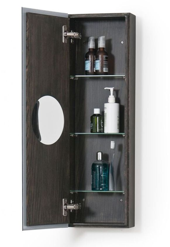 Dark Oak Slimline 800 Bathroom NotJustTaps.co.uk
